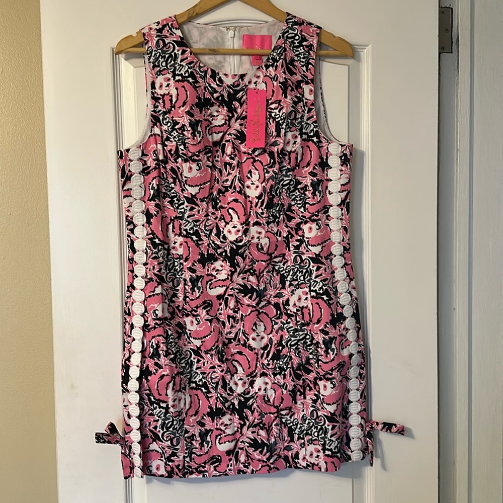 Lilly Pulitzer Pink and Black Mini Dress